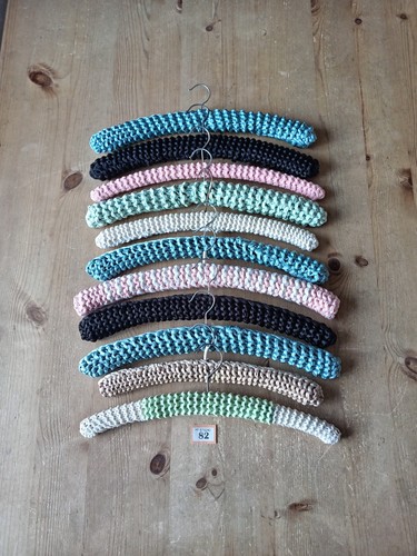11x wooden coat hangers with - coat,