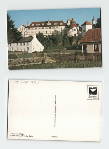 Vintage postcard caldey - vintage,