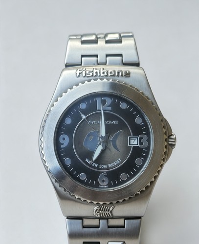 Fishbone diver quartz watch - fishbone,