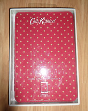 NEW Cath Kidston Hard Case Cover for iPad Mini 4 tablet, Red with polka dots