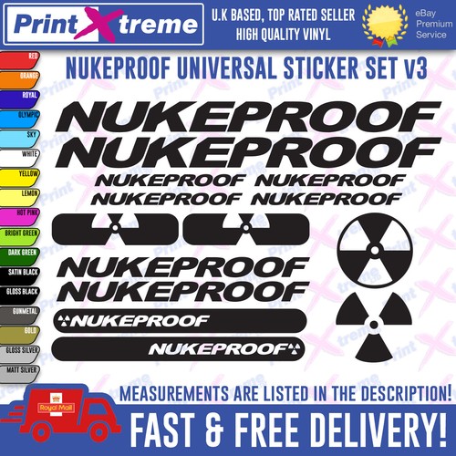 Nukeproof bike decal stickers - nukeproof,