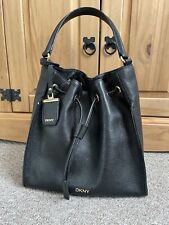 DKNY Bucket Leather Handbag