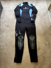 TYPHOON CORAL 7/5/4MM SEMI DRY WETSUIT - LADIES SIZE  Large, 12/14 FIT, USED