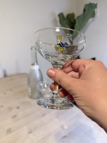 Babycham set two - set, glasses