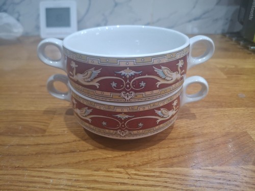 Pair steelite soup bowls - steelite,