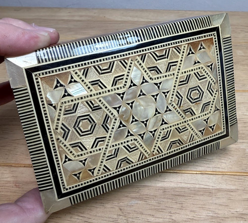 Wooden mother pearl inlaid - wooden,