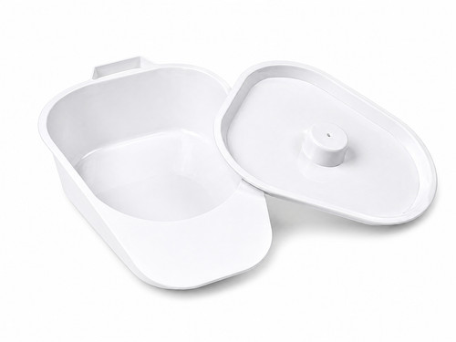Slipper bed pan with - slipper,