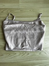 Satin spaghetti strap