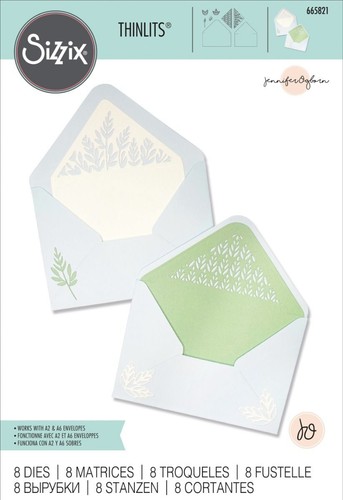 Sizzix botanic envelope - botanic, liners
