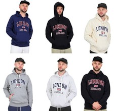 Embroidied Adults Hoodie Hooded / Sweatshirt Mens / Womens 300GSM Size XS-XXXL