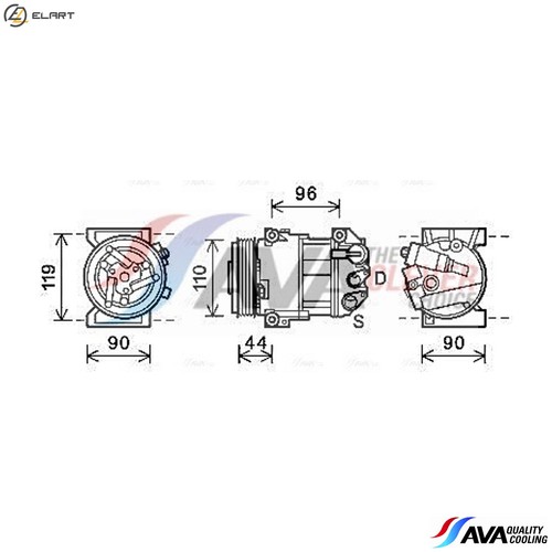 Compressor air conditioning - compressor,