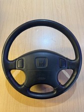 GENUINE HONDA CIVIC JORDAN VTI 1.6 EK4 STEERING WHEEL BLACK LEATHER