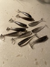 10 X 3.5cm Perch Dropshot Shads. Small Jig Or Dropshot!!