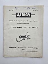 ALBION 8BT OIL BATH TRACTOR TRAILER MOWER PARTS CATALOGUE