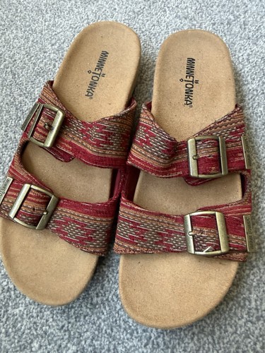 Minnetonka red woven - red,