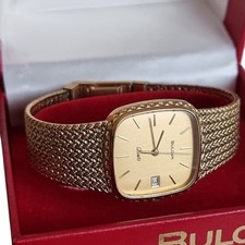 Bulova Quartz Watch Gold Tone