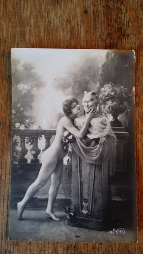 1910 antique rppc postcard - rppc,