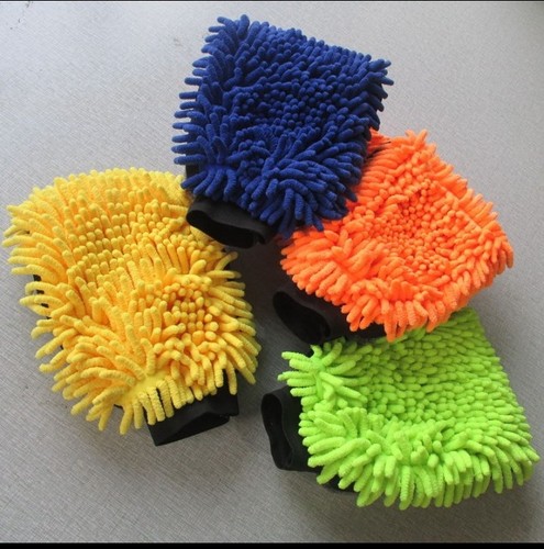 Microfiber car wash mitt - car,