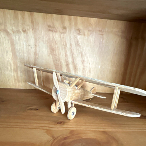 Wooden biplane aircraft - wooden,