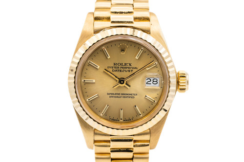 Rolex lady datejust 26mm 18ct - rolex,