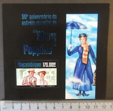 Mozambique 2014 mary poppins cinema music women children umbrella s/sheet