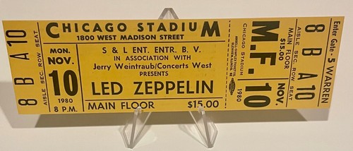 Led zeppelin chicago stadium - led,