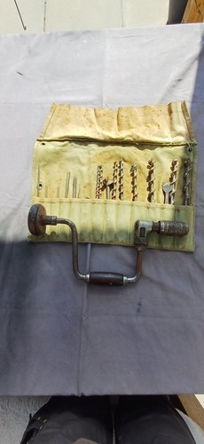 Vintage stanley brace bit - &,
