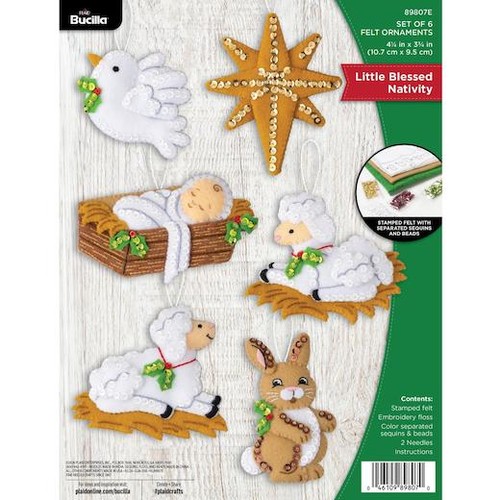 Bucilla felt ornaments - bucilla,