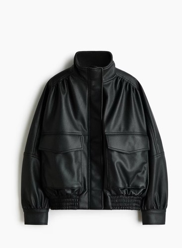 Bnwt black faux - h&m,