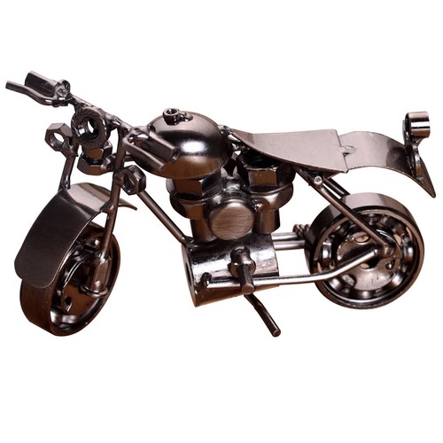 Mini vintage iron motorcycle - iron,