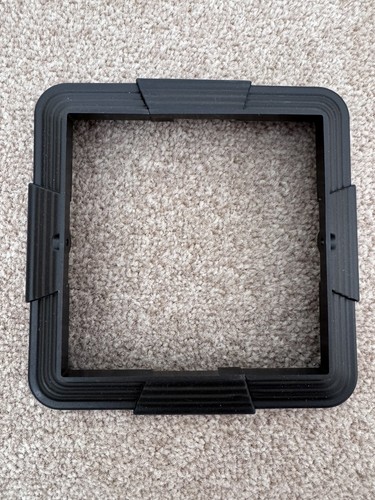 Reusable black pvc post - x,