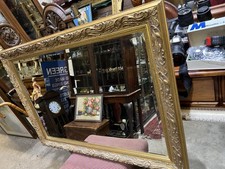 Very Large Vintage Gold Framed