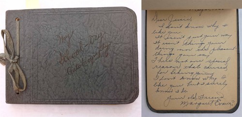 1925 antique autograph - autograph, book