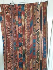Liberty Collier Campbell Vintage Curtains Zebak 1980s Lined Fabric