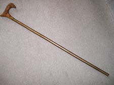 New Craftsman Hand Made Wood Handle Hazel Shank Walking Stick 69H