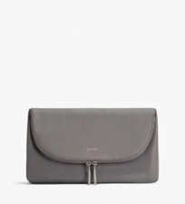 Matt & Nat Vegan Robby Clutch in Cement (Grey)