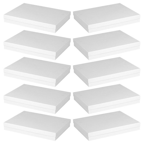 Set large white gift - of,