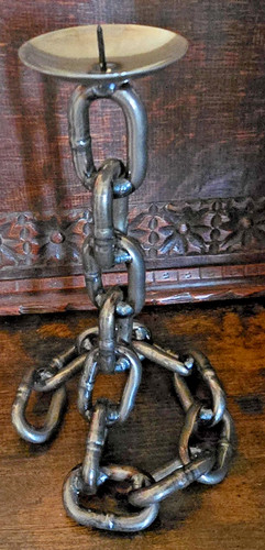 Vintage iron chain - vintage,