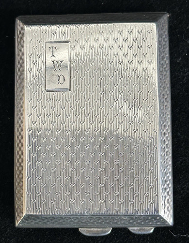 Antique sterling silver match - sterling,