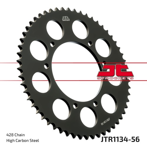 Rear sprocket 428 - 56, t