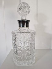 Vintage Crystal With Silver-