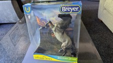 Breyer 62203 American Dream Blue Roan 2019 Rearing Mustang OOP 1/12