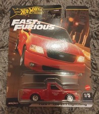 Hot Wheels Premium 2024 Ford F-150 SVT Lightning Fast & Furious Real Riders F150