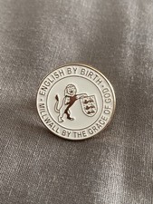 Millwall Lion  White & Gold Pin Badge