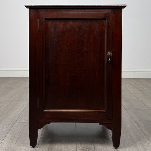 Antique edwardian oak cupboard - antique,