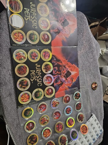 Jurassic pets pogs sheet - pets,