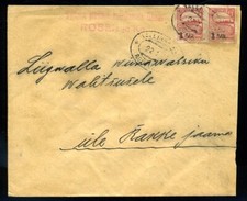 ESTONIA 1921 OVERPRINT COVER TO RAKKE