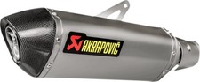 Akrapovic TI/CF Slip On Line Silencer Kawasaki Z 400 FITS 2019 TO 2024