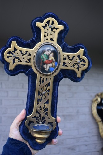 Antique large french holy