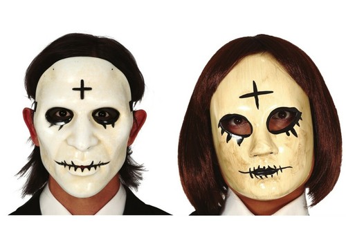The purge cross mask halloween - mask,
